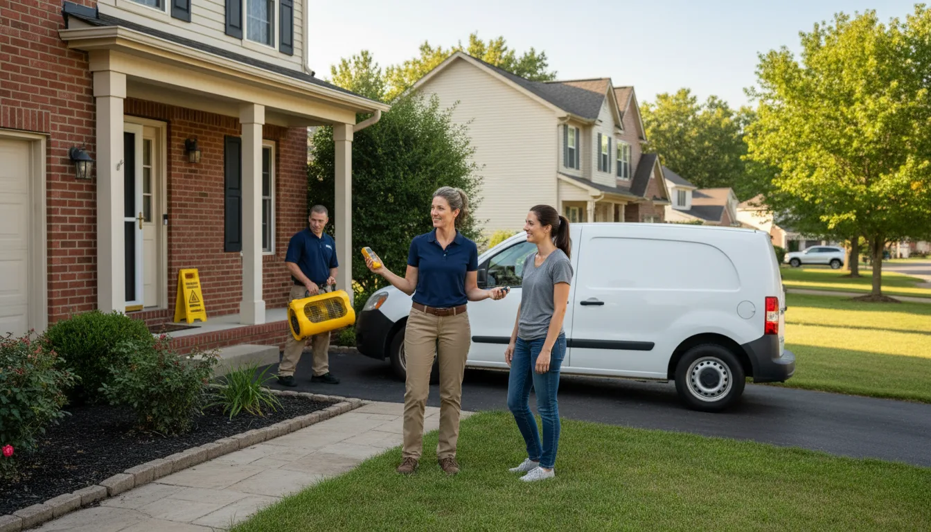 Residential water damage restoration in Deerwood, MN